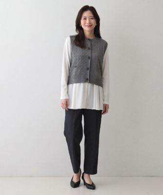 COCORUニットベスト（2002589840） | CORDIER (Women