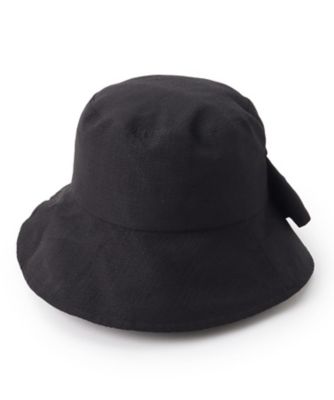 ＜GROVE (Women)＞ワイドブリムリボンハット【ＵＶカット・接触冷感・ウォッシャブル】（２００２５８９９２３）