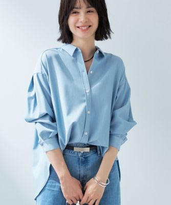 洗える】デニムライクシャツ（2002589963） | INDIVI (Women