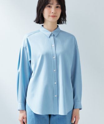 洗える】デニムライクシャツ（2002589963） | INDIVI (Women