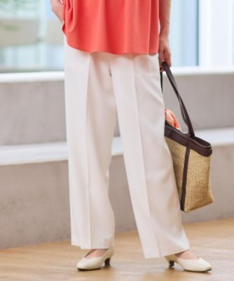 ＜Reflect (Women)＞ステッチワークストレートワイドパンツ（２００２５８９９６５）