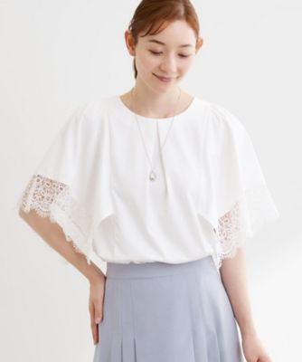 ＜Reflect (Women)＞【ＵＶカット／接触冷感】レーススリーブジャージカットソー（２００２５８９９８１）