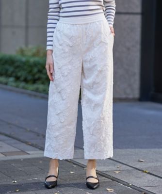 ＜DRESSTERIOR (Women)＞３Ｄエンブロイダリーイージーパンツ（２００２５８９９９３）