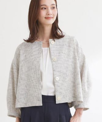 ＜Reflect (Women)＞ツイードノーカラージャケット（２００２５８９９９５）