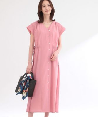 ＜Reflect (Women)＞【通気性あり／涼しい／マシンウォッシャブル】フロントボタンワンピース（２００２５８９９９８）