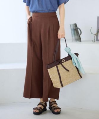 ＜Reflect (Women)＞グルカ風ベルトデザインワイドパンツ（２００２５９００７３）