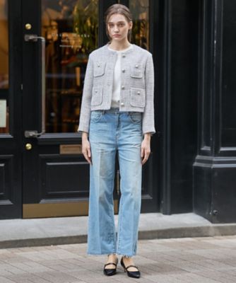 ラメミックスツイードジャケット（2002590078