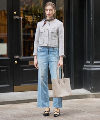 ラメミックスツイードジャケット（2002590078