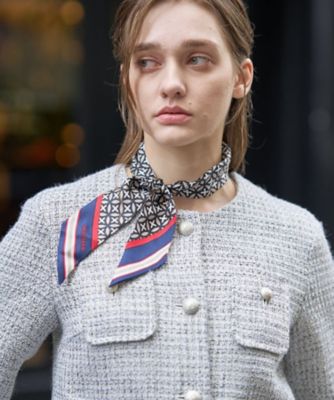 ラメミックスツイードジャケット（2002590078