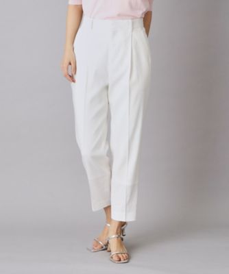 ＜DRESSTERIOR (Women)＞コットンリネンタックテーパードパンツ（２００２５９００８０）