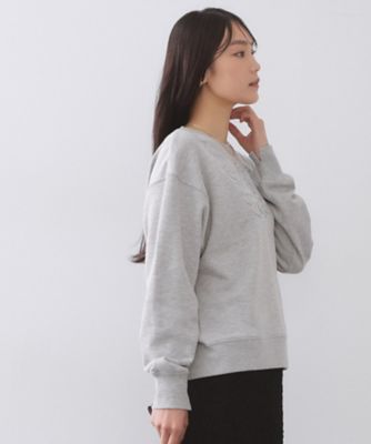 ★ayu★ダブルスタンダードクロージング Dロゴ刺繍裏毛プルオーバーグレー ☆ayu☆ダブルスタンダードクロージング Dロゴ刺繍裏毛プルオーバー