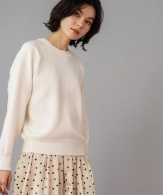 ＜OPAQUE.CLIP (Women)＞スウェットライクニット【洗濯機ＯＫ】（２００２５９０１０１）