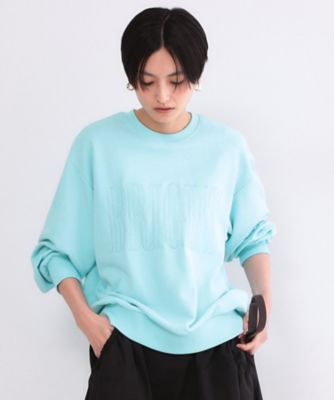 ロゴ刺繍裏毛トップス【洗濯機OK】（2002590103