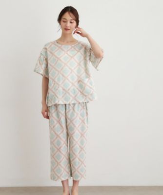 ＜LAURA ASHLEY＞チェドウェル　スカーヴズ柄　アムンゼン生地スリープウェア（２００２５９１１２７）