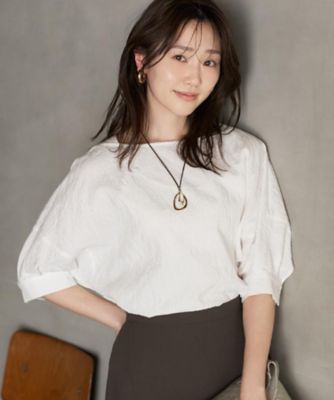 カットジャカード スリットネックブラウス UNITED ARROWS】UBCSカットジャカードスリットネックブラウス - メルカリ