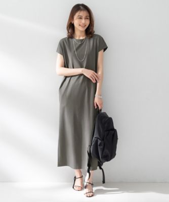 ＜UNTITLED L (Women/大きいサイズ)＞【接触冷感／ＵＶカット／遮熱／抗菌防臭】ライトプレーティングワンピース（２００２５９１２２４）