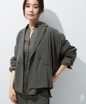 ＜INDIVI S (Women/小さいサイズ)＞【さらに軽く軽快！／着る日傘】ドルマンダブルジャケット（２００２５９１５１１）