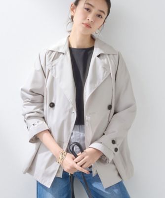 撥水／UVケア／2WAY】超軽量ライナー付ライトトレンチコート