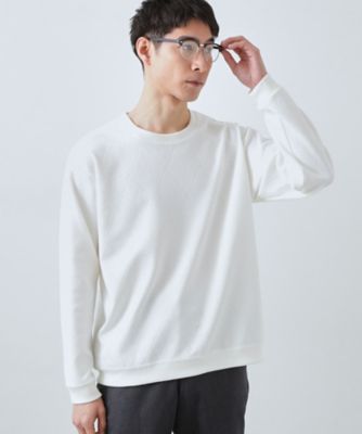 ＜THE SHOP TK (Men)＞【大人のデイリースタイルを格上げ】ジャカードリンクススウエット　洗濯機ＯＫ（２００２５９１７８２）