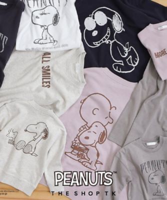 PEANUTS ／ ピーナッツ スヌーピー ミニ裏毛スウェット