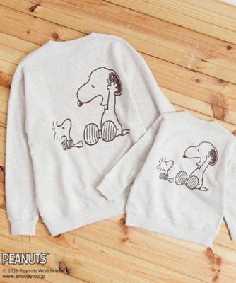 PEANUTS ／ ピーナッツ スヌーピー ミニ裏毛スウェット