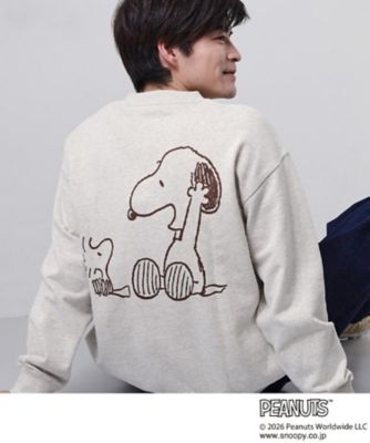PEANUTS ／ ピーナッツ スヌーピー ミニ裏毛スウェット