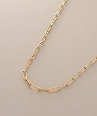 ◇K18中空イタリアングメット ネックレスS（50cm 