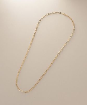 ◇K18中空イタリアングメット ネックレスS（50cm 