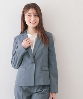 ＜index (Women)＞ストレッチテーラードジャケット／セットアップ対応可【洗濯機ＯＫ／接触冷感／吸水速乾／イージーアイロン】《ＸＳ～３Ｌ》（２００２５９２３１９）