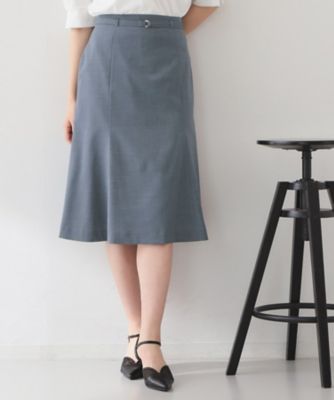 ＜index (Women)＞マーメイドフレアスカート／セットアップ対応【洗濯機ＯＫ／イージーアイロン】《ＸＳ～３Ｌ》（２００２５９２３２０）