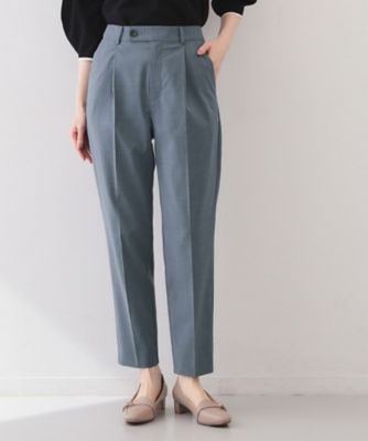 ＜index (Women)＞ストレッチテーパードパンツ／セットアップ対応可【洗濯機ＯＫ／接触冷感／吸水速乾／イージーアイロン】《ＸＳ～３Ｌ》（２００２５９２３２１）