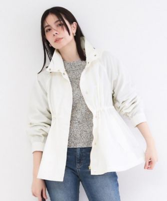 新品　オペーク　今季物　撥水スタンドZIPブルゾン　スプリングコート　カーキ　L 新品 オペーク 今季物 撥水スタンドZIPブルゾン スプリングコート