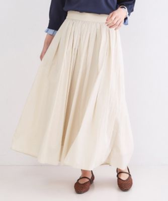 ＜OPAQUE.CLIP (Women)＞シアーヴィンテージイージーフレアスカート【洗濯機ＯＫ】（２００２５９２５２５）