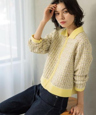 セーター CROP DEEP V CARDIGAN | MARIA MCMANUS
