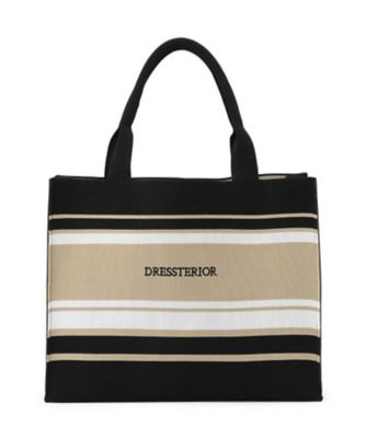 ＜DRESSTERIOR (Women)＞【ｏｔｏｎａＭＵＳＥ５月号掲載】ボーダーニットラージトート（２００２５９２５８０）