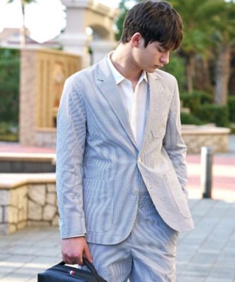 COOLMAX シアサッカー サマージャケット（2002592582