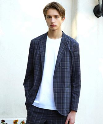 セットアップ可】DotAir チェックジャケット