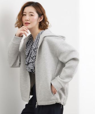 ＜GROVE (Women)＞ダンボールジャージ　フードパーカージャケット（２００２５９２７６６）