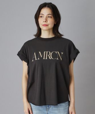 AMERICANA（アメリカーナ）ロールアップTシャツ