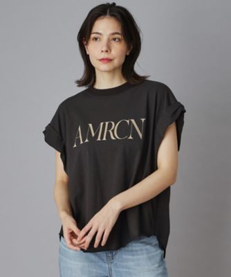 アメリカーナ バックボタン Tシャツ FREAK'S STORE（フリークスストア） tシャツ Americana × FREAK'S