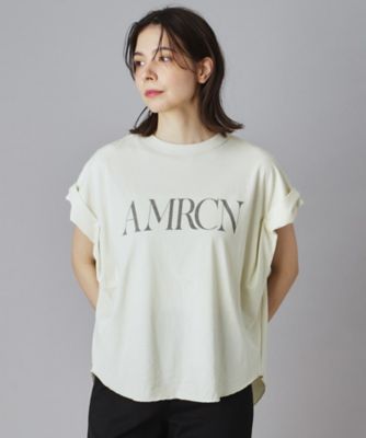 AMERICANA（アメリカーナ）ロールアップTシャツ