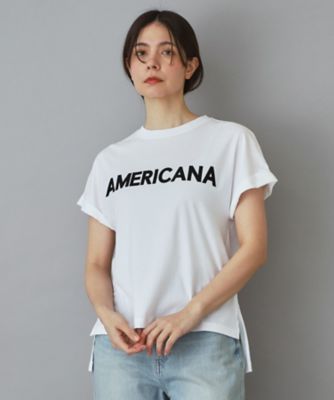 Americana（アメリカーナ）【別注】 接触冷感 袖ロールアップ