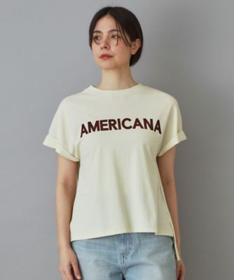 Americana（アメリカーナ）【別注】 接触冷感 袖ロールアップ