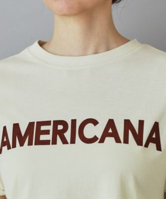 Americana（アメリカーナ）【別注】 接触冷感 袖ロールアップ