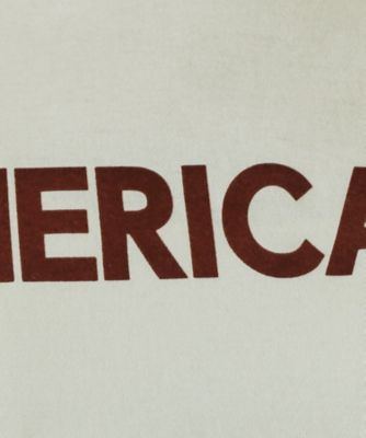 【Americana（アメリカーナ）】ロゴプリントロールアップT2 Americana/ ロールアップ T