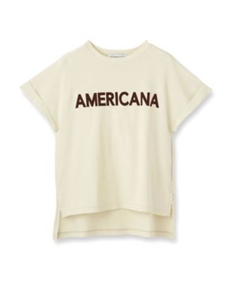 Americana（アメリカーナ）【別注】 接触冷感 袖ロールアップ