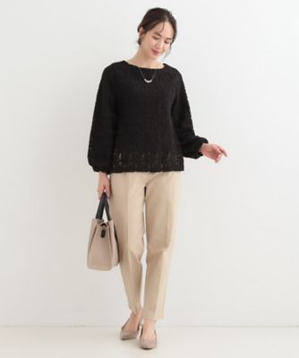 お花起毛レーストップス（2002592788） | SHOO LA RUE