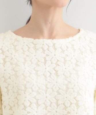 お花起毛レーストップス（2002592788） | SHOO LA RUE