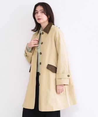 撥水ステンカラーコート【洗える】（2002592853） | OPAQUE