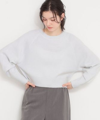 ＜THE SHOP TK (Women)＞【着丈が選べる】スウェットライクラメジャカードニット（２００２５９２８８０）